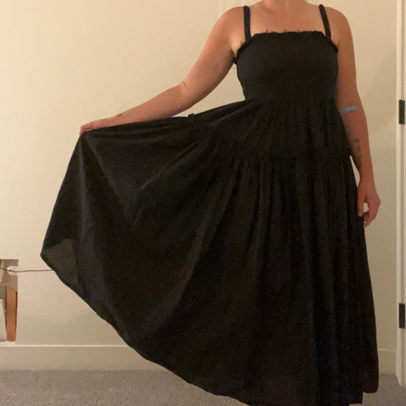 ASOS DESIGN black midi dress size 4 - Picture 4 of 8